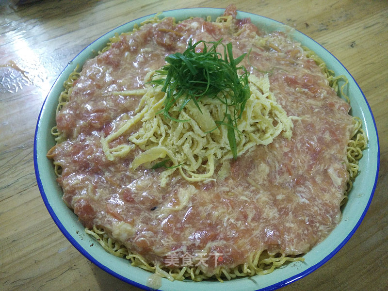 Fried Egg Noodles (with Tomato Sauce) recipe