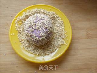 Jujube Puree Purple Sweet Potato Hemp Ball recipe