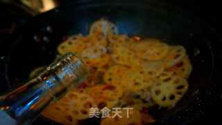Spicy Fried Lotus Root Slices recipe