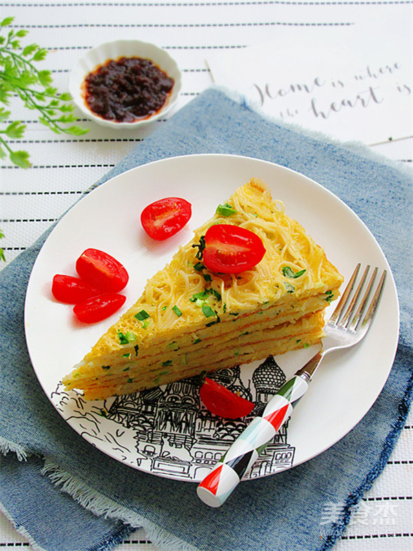 Noodle Omelette recipe