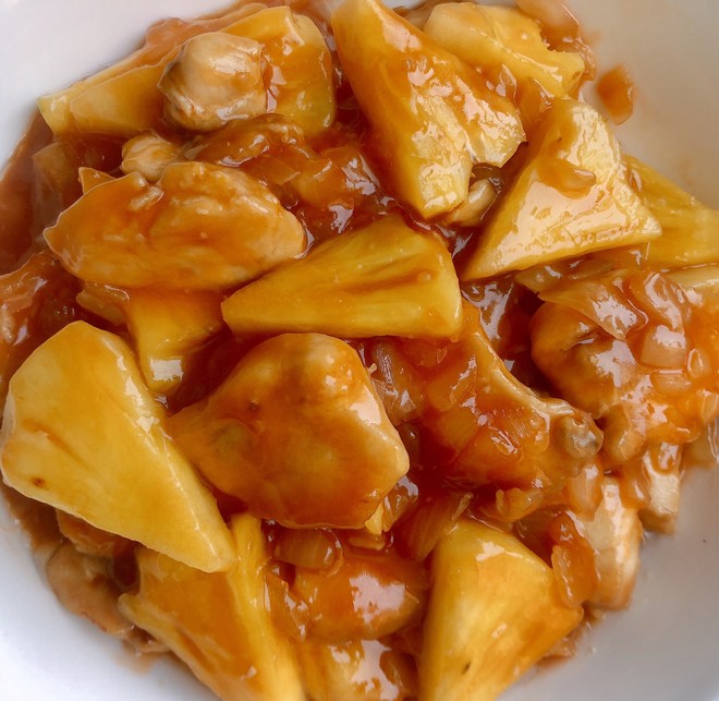 Essential for Fat Reduction Period｜pineapple🍍chicken Breast🐔sweet and Sour recipe