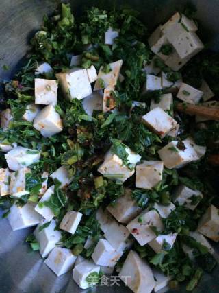 Toon Mixed with Tofu recipe