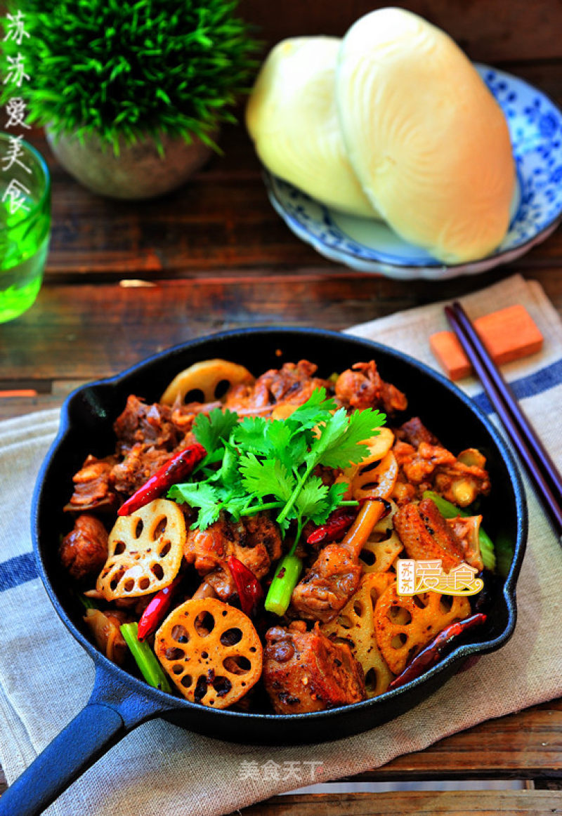 Super Super Hot and Spicy [dry Pot with Lotus Root Duck]