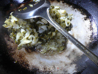 Scrambled Eggs with Pickled Vegetables and Bamboo Shoots recipe