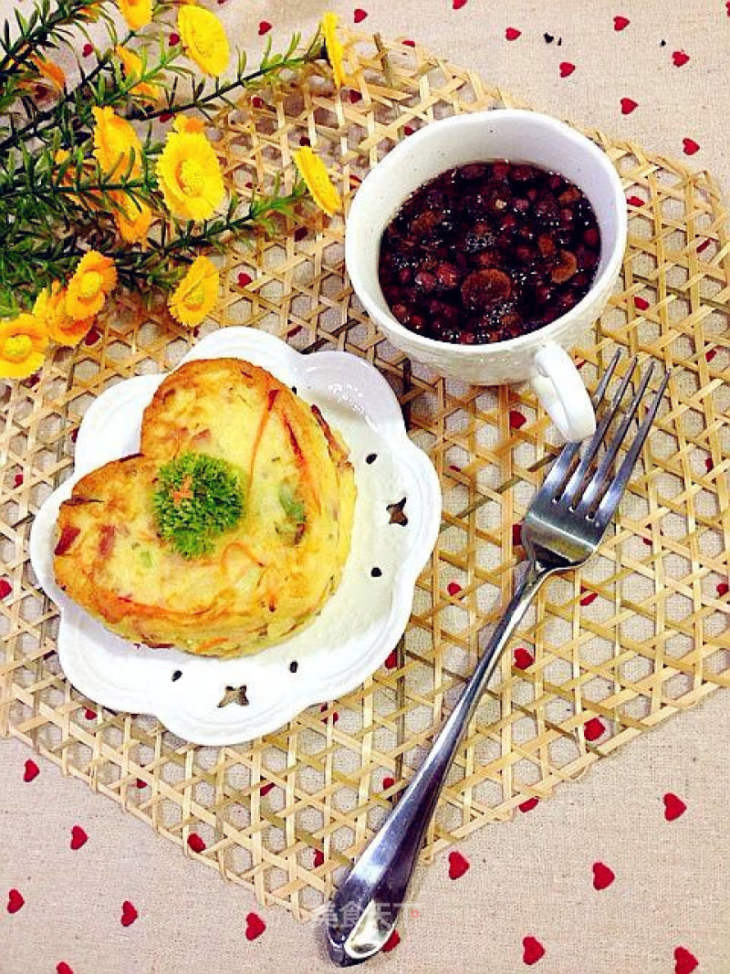 Healthy Breakfast Potato Omelette recipe