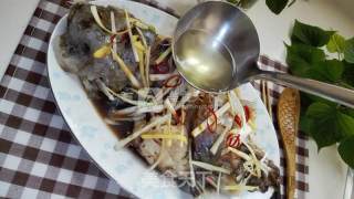 Steamed Sea Cucumber Fish recipe