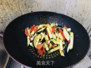 Eggplant Tomato Noodles recipe