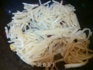 Stir-fried Shredded Radish recipe