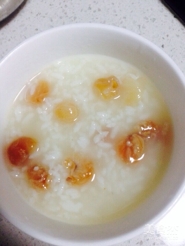 Longan Brown Sugar Rice Porridge recipe