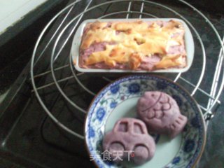 Cheese Baked Purple Potato recipe