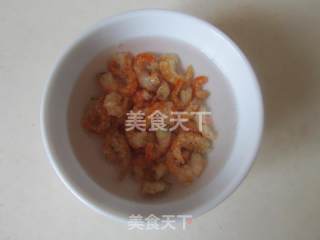 Fried Sweet Potato Leaves with Sea Rice recipe