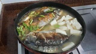 Mustard Carp Tofu Soup recipe