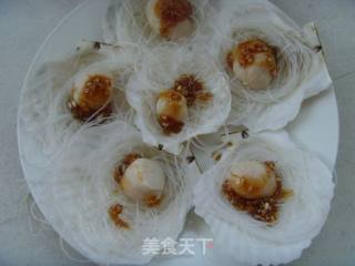 Steamed Scallops with Garlic Vermicelli recipe