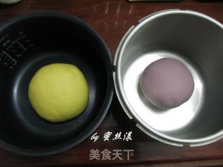 Two-color Flowering Steamed Buns recipe