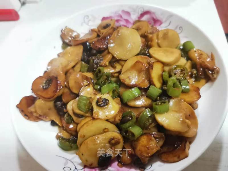 Braised King Pleurotus with Sauce recipe