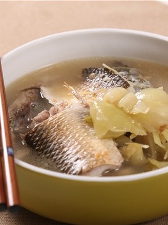 Poached Barracuda with Chaozhou Sauerkraut——jiesai Private Kitchen