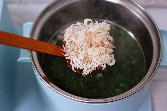[auspicious Ruyi] Shepherd's Purse, Shrimp Skin and Egg Soup recipe