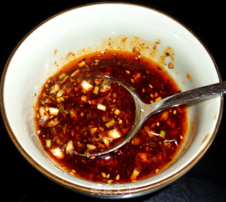 Hot and Sour Red Oil Mung Bean Jelly recipe