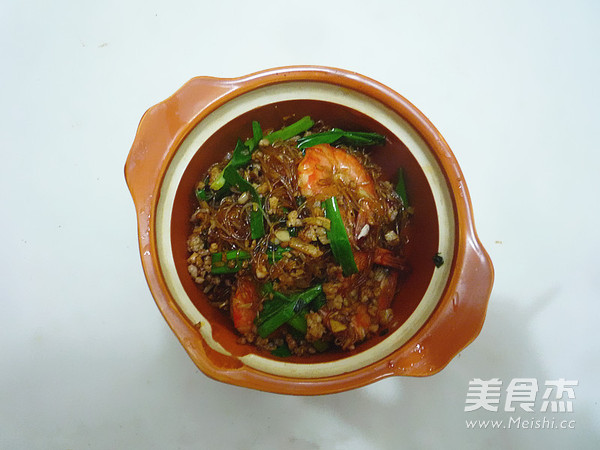 Shrimp and Vermicelli in Clay Pot recipe