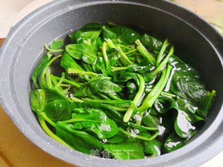 Spinach Mixed Vermicelli recipe