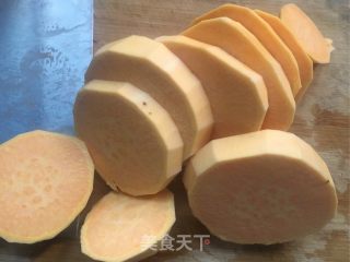 Bean Paste Sweet Potato Glutinous Rice Cake recipe