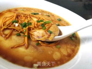 Steamed Egg Custard with Cordyceps Flower recipe
