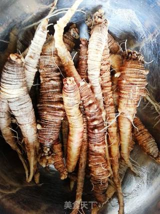 Spicy Fried Sand Ginseng recipe