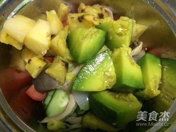 Slimming 002 Vegetable and Fruit Salad recipe