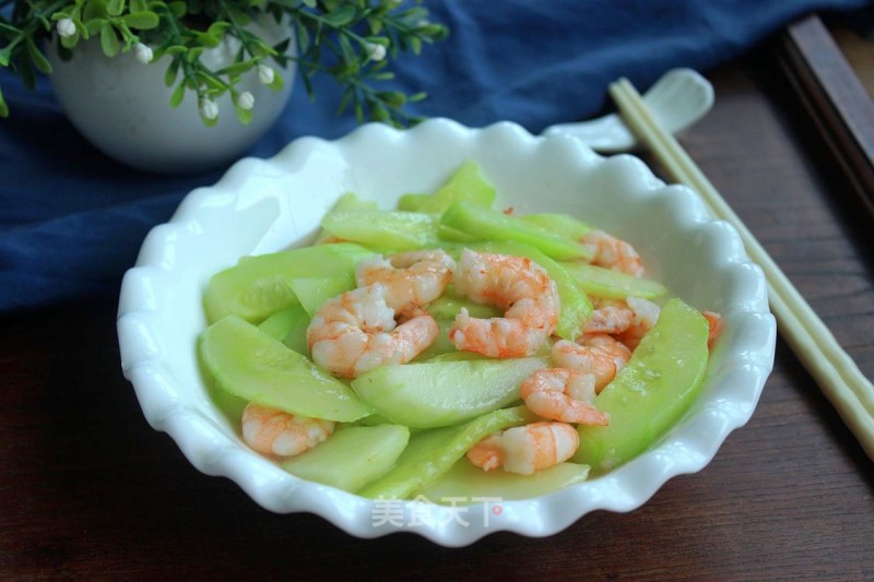 Fried Shrimp with Cucumber recipe