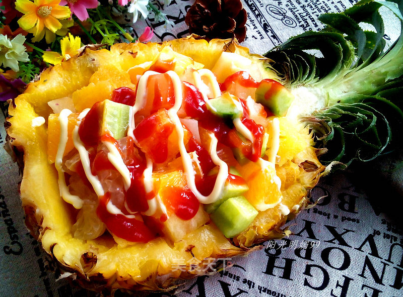 Pineapple Cup Fruit Salad recipe