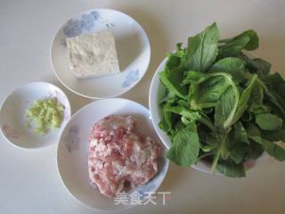 Green Vegetable Tofu Meatball Soup recipe