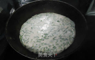 Chives and Egg Pancakes recipe