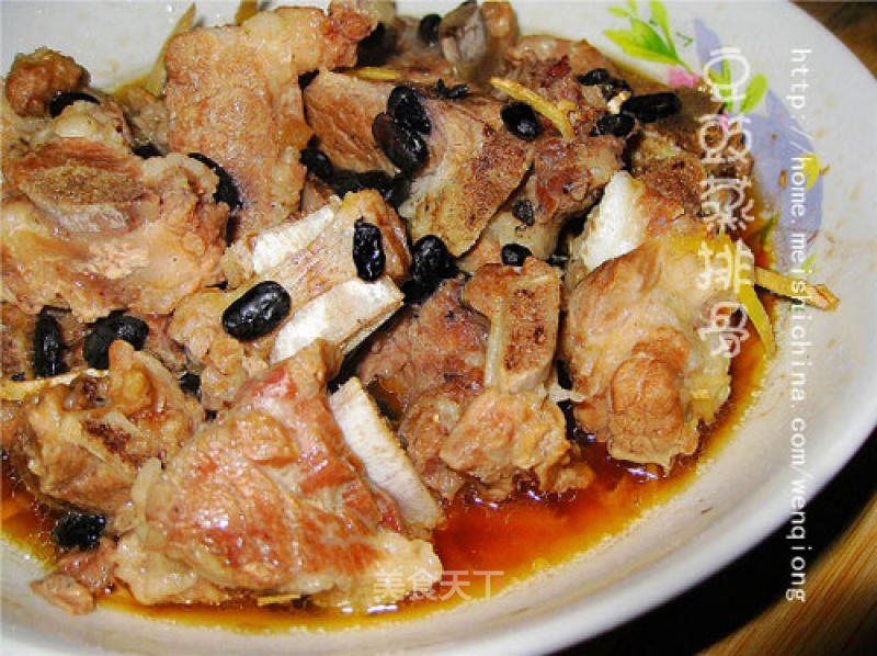 Steamed Pork Ribs with Tempeh recipe