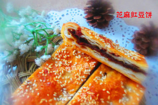 Sesame Red Bean Cake recipe