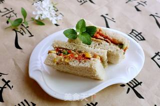 Egg and Vegetable Sandwich recipe