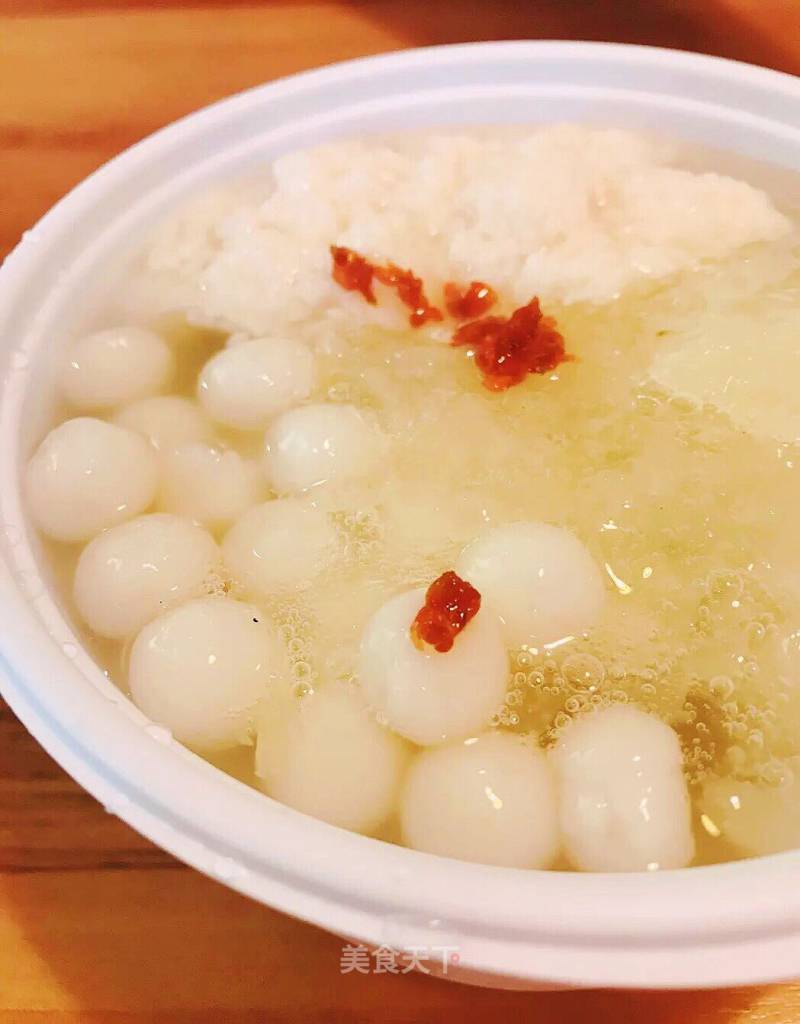 Chinese Wolfberry Glutinous Rice Balls recipe