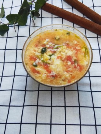 Chicken Rack Tomato and Egg Soup recipe