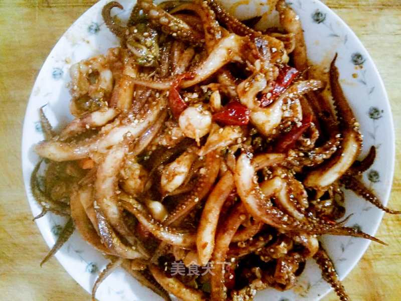 Spicy Fried Squid recipe