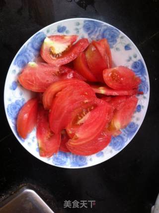 Scrambled Eggs with Tomatoes (musu Persimmon) recipe