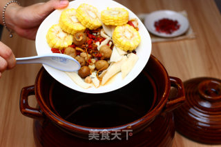 Guangdong Old Fire Soup-cordyceps Flower Scallop Corn Soup recipe