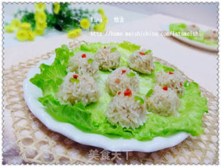 [simple Banquet Dishes in Yiru's Private Room] Colorful Pickled Mustard and Pearl Balls recipe