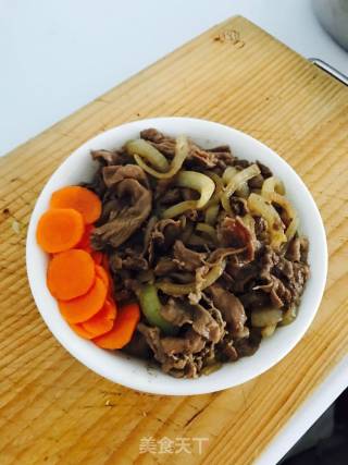 Japanese Beef Rice Bowl recipe