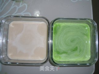 Fun with Collagen-two-color Skin Jelly Cube recipe