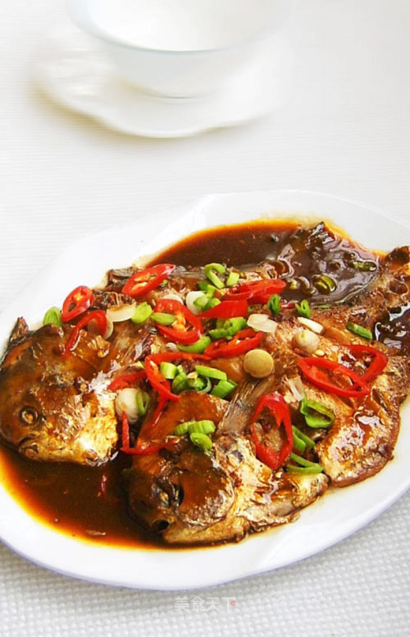 Braised Pomfret recipe