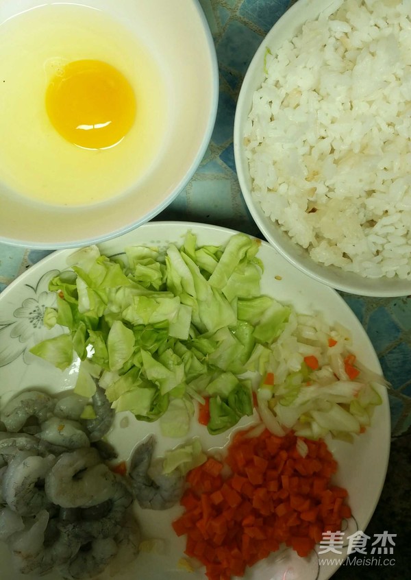 Fried Rice with Shrimp and Egg recipe