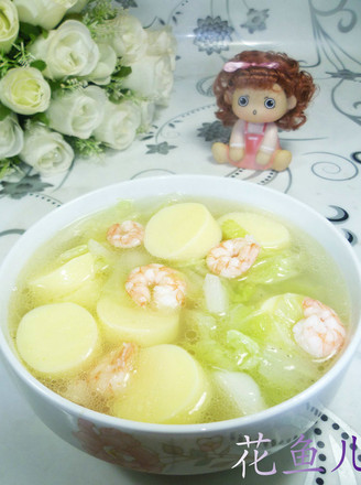 Shrimp and Chinese Cabbage Tofu Soup