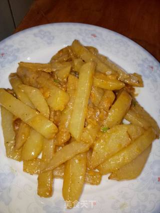 Stewed Potatoes with Egg Yolk recipe