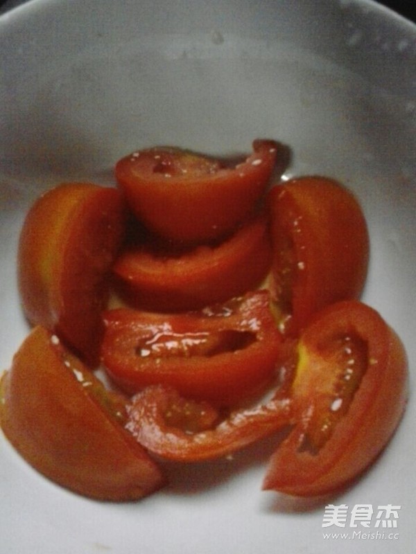 Marinated Noodles with Tomato and Egg recipe
