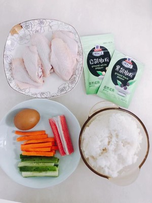 Mccormick Seasonal Vegetables and Chicken Wings Rice is Soft and Soft, Super Delicious recipe