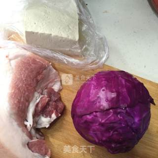 Purple Cabbage Tofu Filling recipe